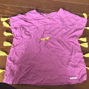 Purple Kids cover up  with Yellow Accents